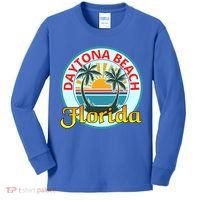 Beach Please Daytona Beach Florida Beach Spring Break Gift Kids Long Sleeve Shirt thumb 0