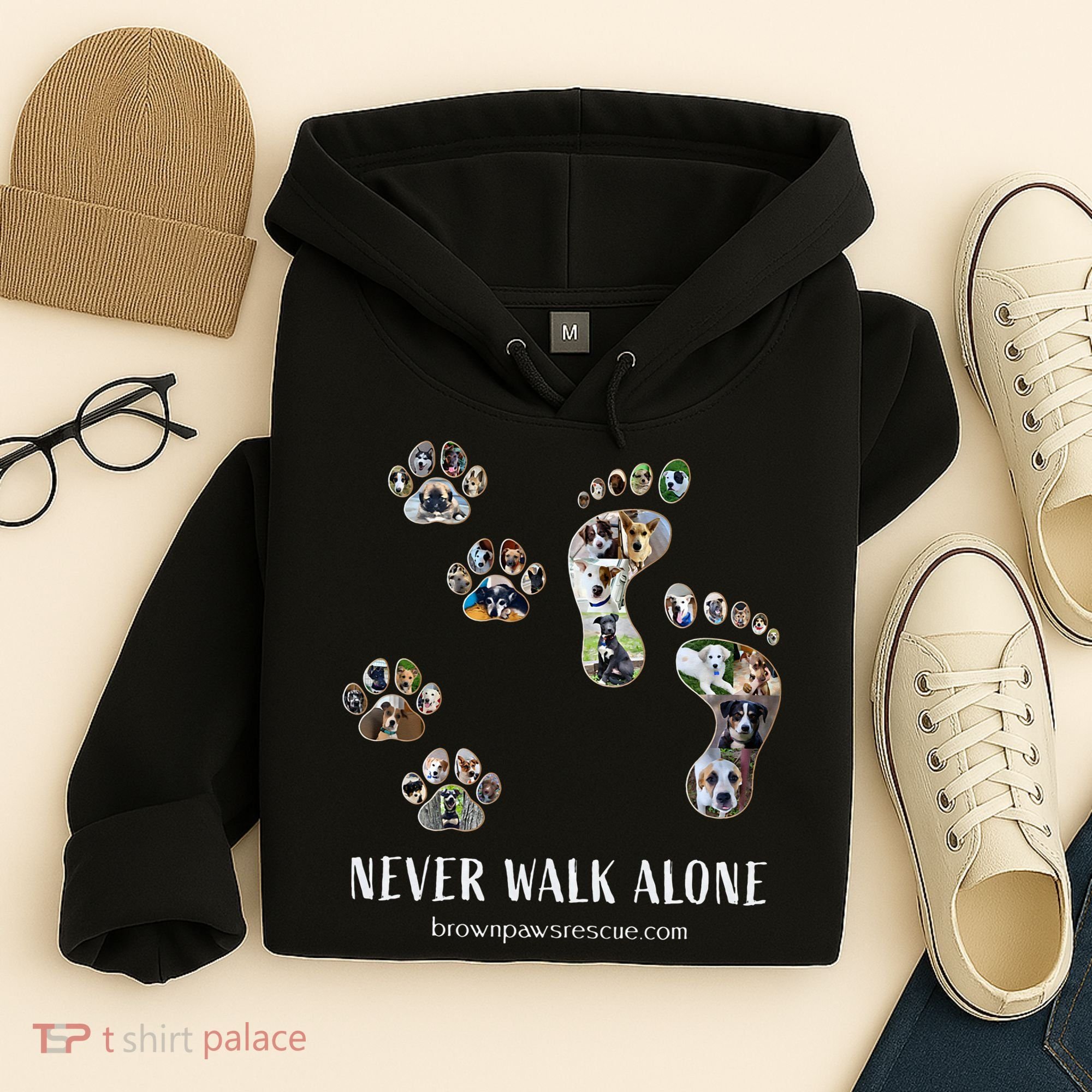 Brown Paws Dog Rescue Hoodie