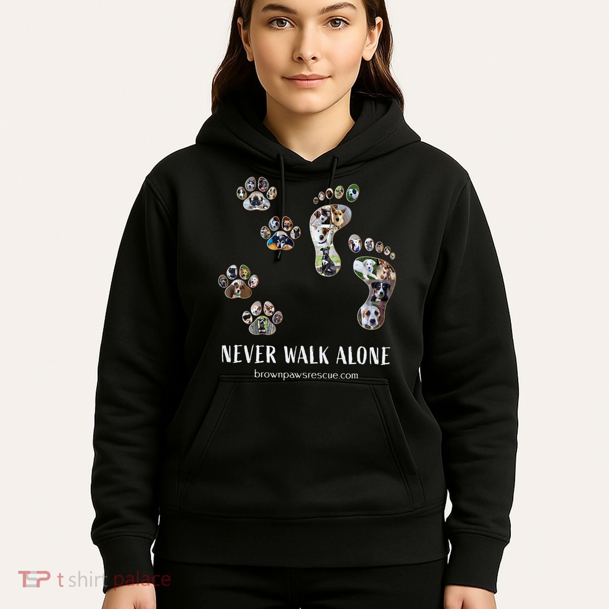 Brown Paws Dog Rescue Hoodie