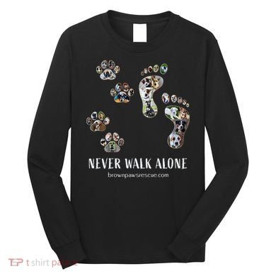Brown Paws Dog Rescue Long Sleeve Shirt