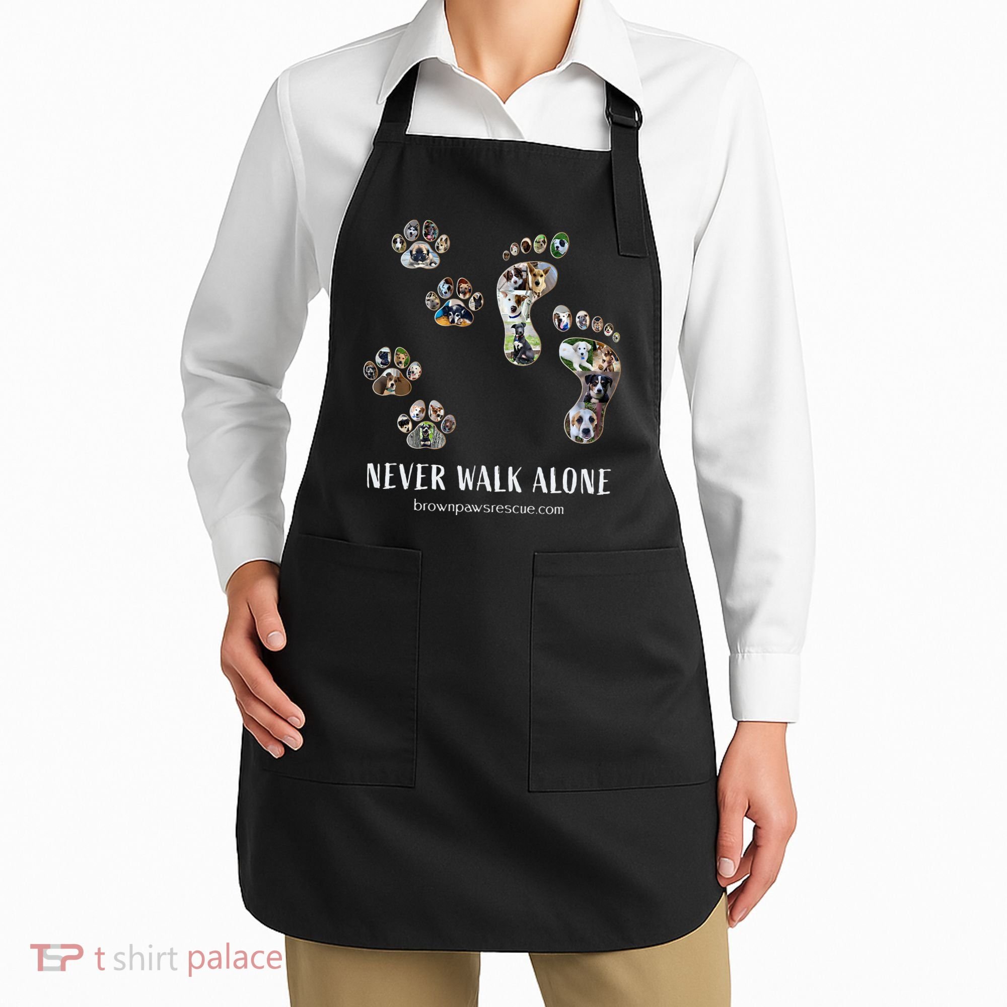 Brown Paws Dog Rescue Apron
