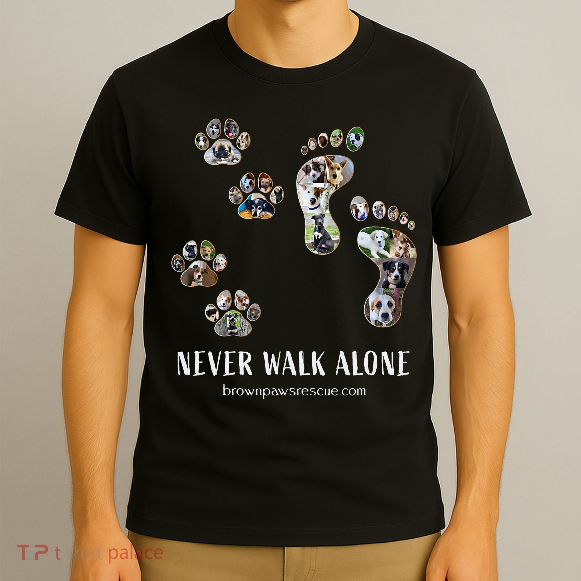 Brown Paws Dog Rescue T-Shirt