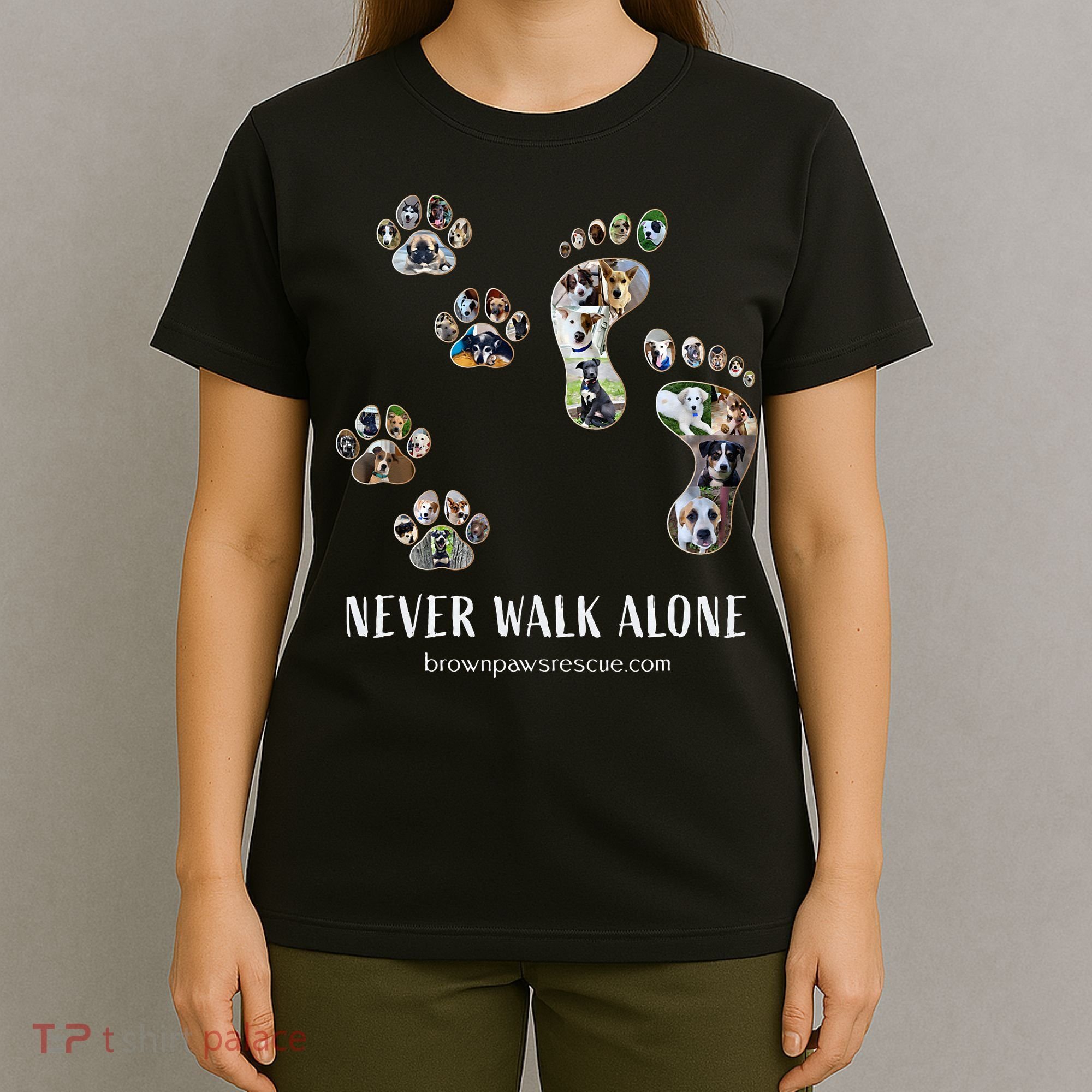 Brown Paws Dog Rescue T-Shirt