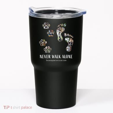 Brown Paws Dog Rescue Tumbler