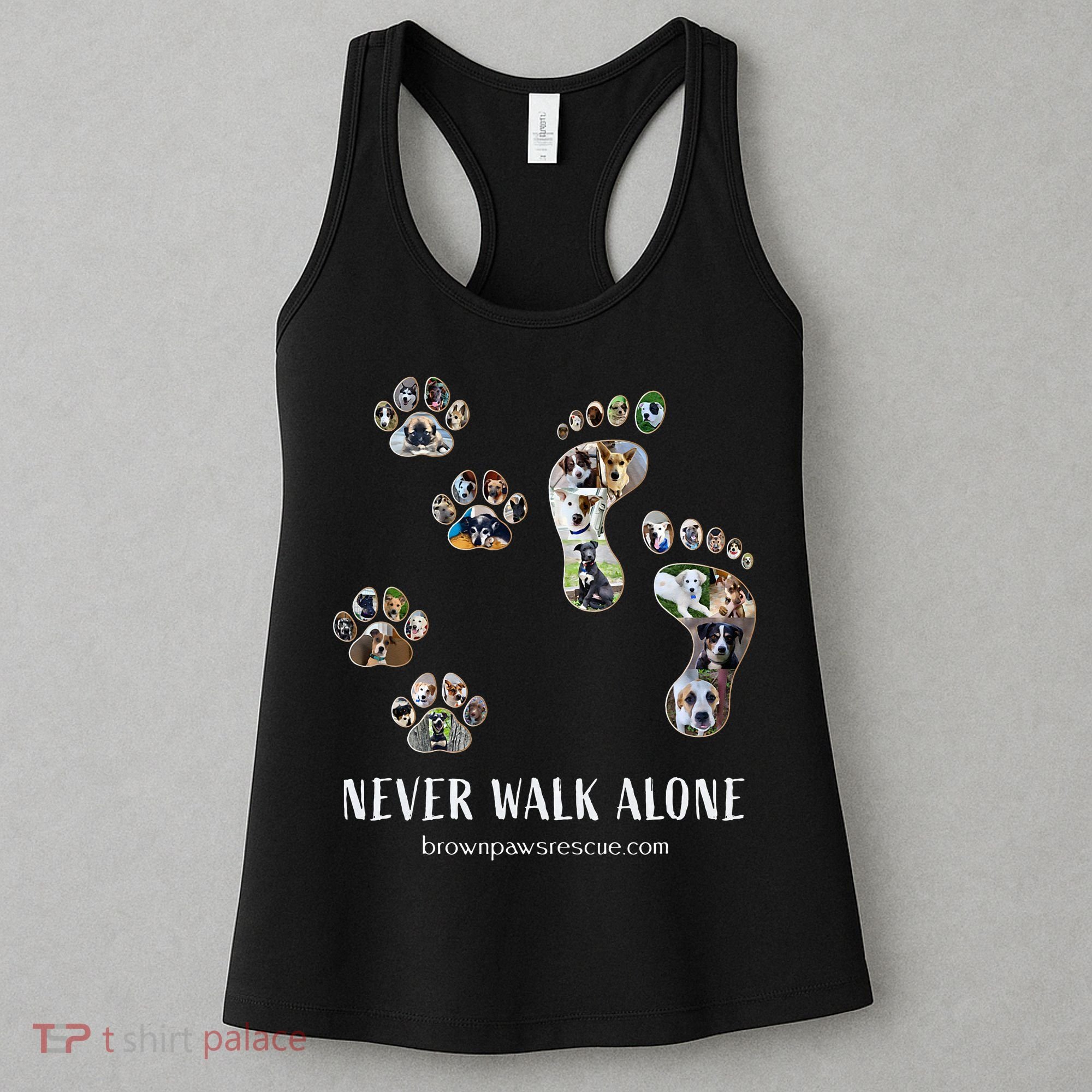 Brown Paws Dog Rescue Women's Tank Top