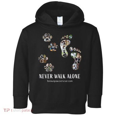 Brown Paws Dog Rescue Toddler Hoodie