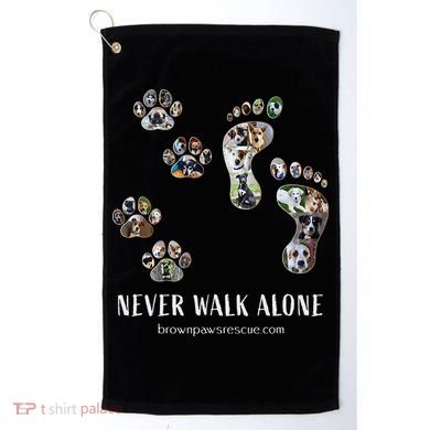 Brown Paws Dog Rescue Golf Towel