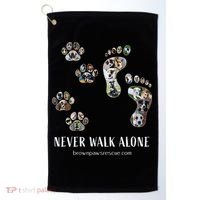 Brown Paws Dog Rescue Golf Towel thumb 0