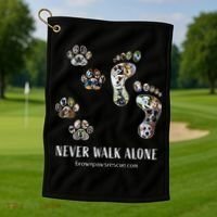 Brown Paws Dog Rescue Golf Towel thumb 1
