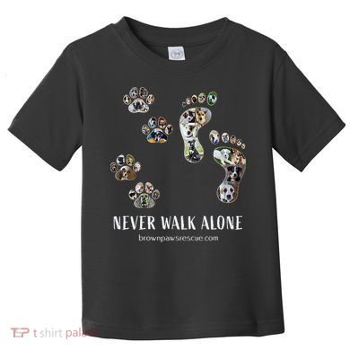 Brown Paws Dog Rescue Toddler T-Shirt