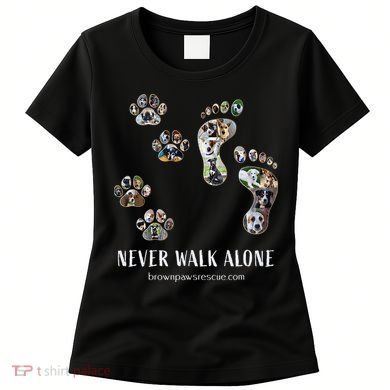 Brown Paws Dog Rescue Women's T-Shirt