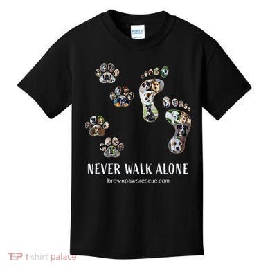 Brown Paws Dog Rescue Kids T-Shirt