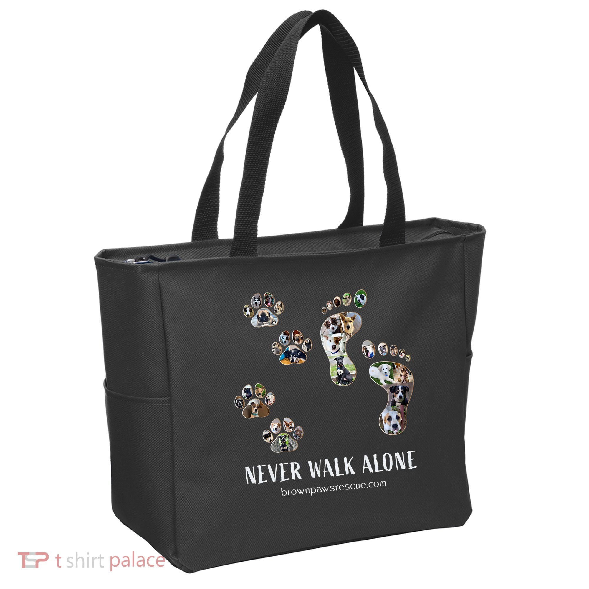 Brown Paws Dog Rescue Tote Bag