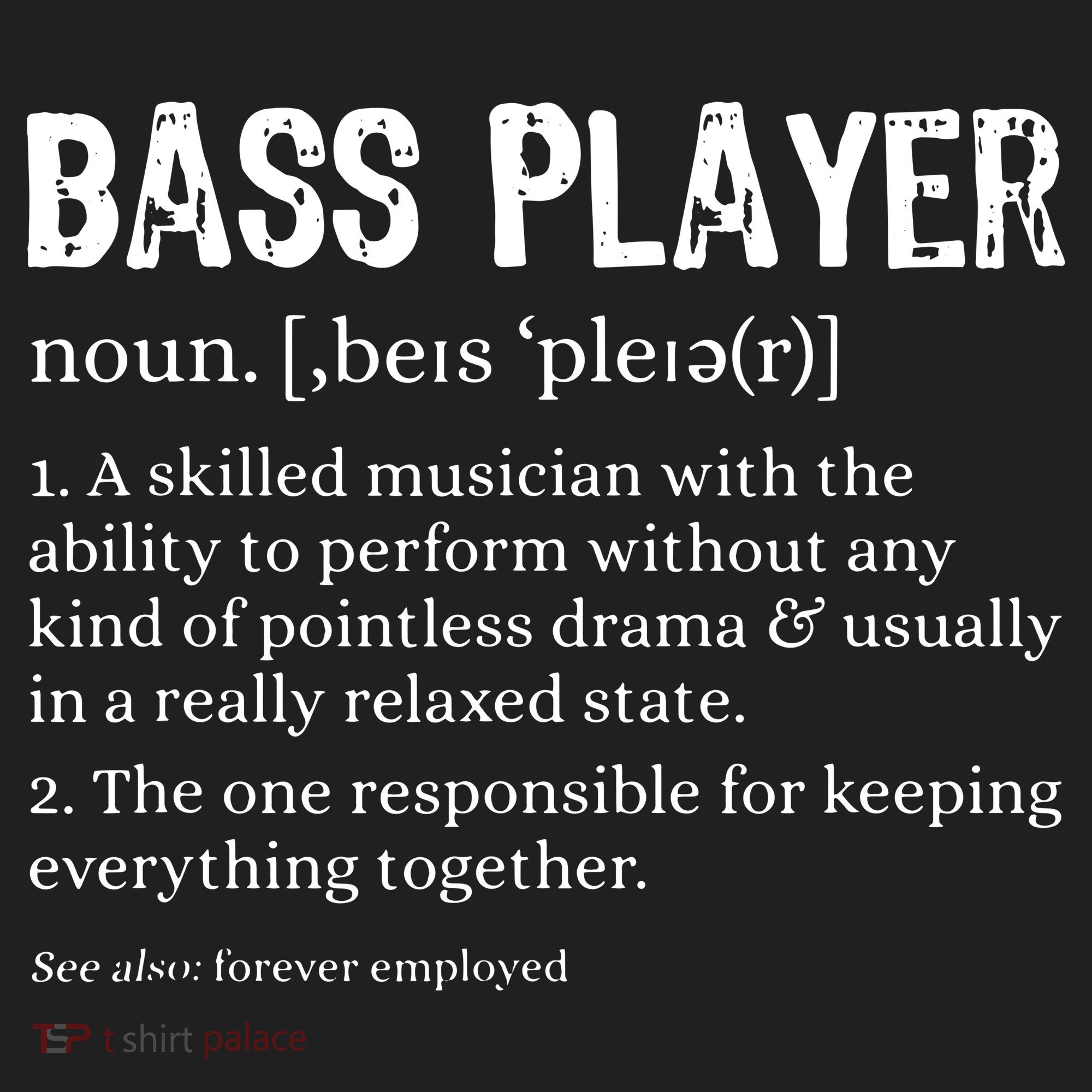 Bass Player Definition Bassist Gift For Musicians Tumbler