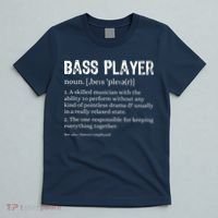 Bass Player Definition Bassist Gift For Musicians T-Shirt thumb 5