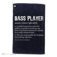 Bass Player Definition Bassist Gift For Musicians Golf Towel thumb 0