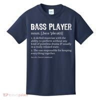 Bass Player Definition Bassist Gift For Musicians Kids T-Shirt thumb 0