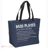 Bass Player Definition Bassist Gift For Musicians Tote Bag thumb 2