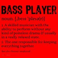 Bass Player Definition Bassist Gift For Musicians Santa Hat thumb 1