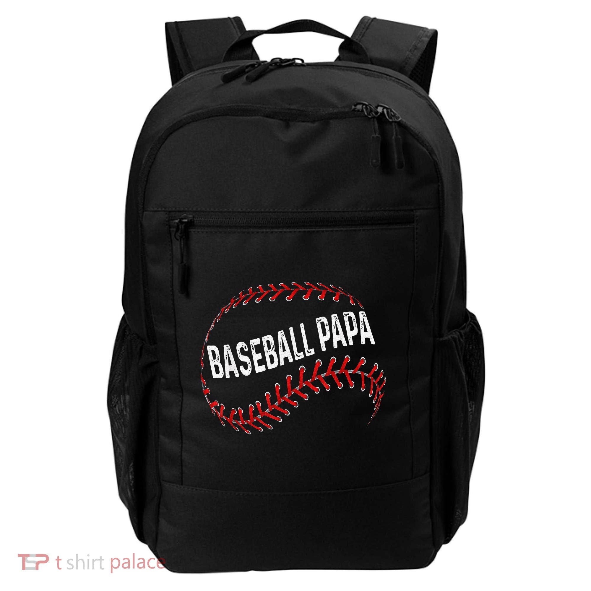 Baseball Papa Dad My Favorite Baseball Player Calls Me Backpack