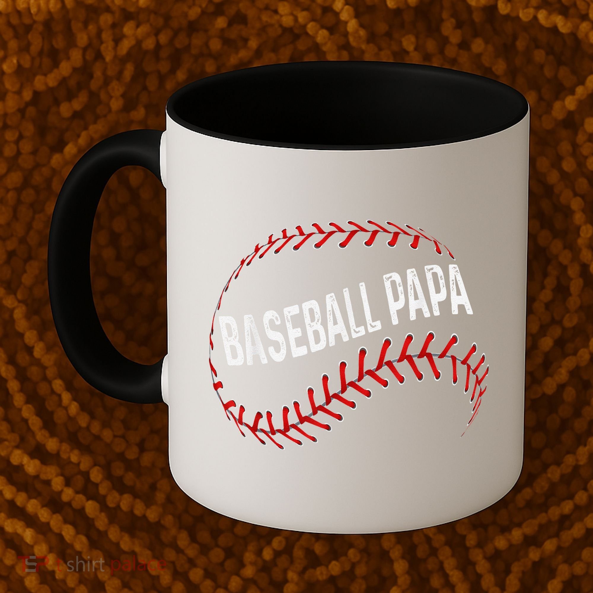 Baseball Papa Dad My Favorite Baseball Player Calls Me Coffee Mug