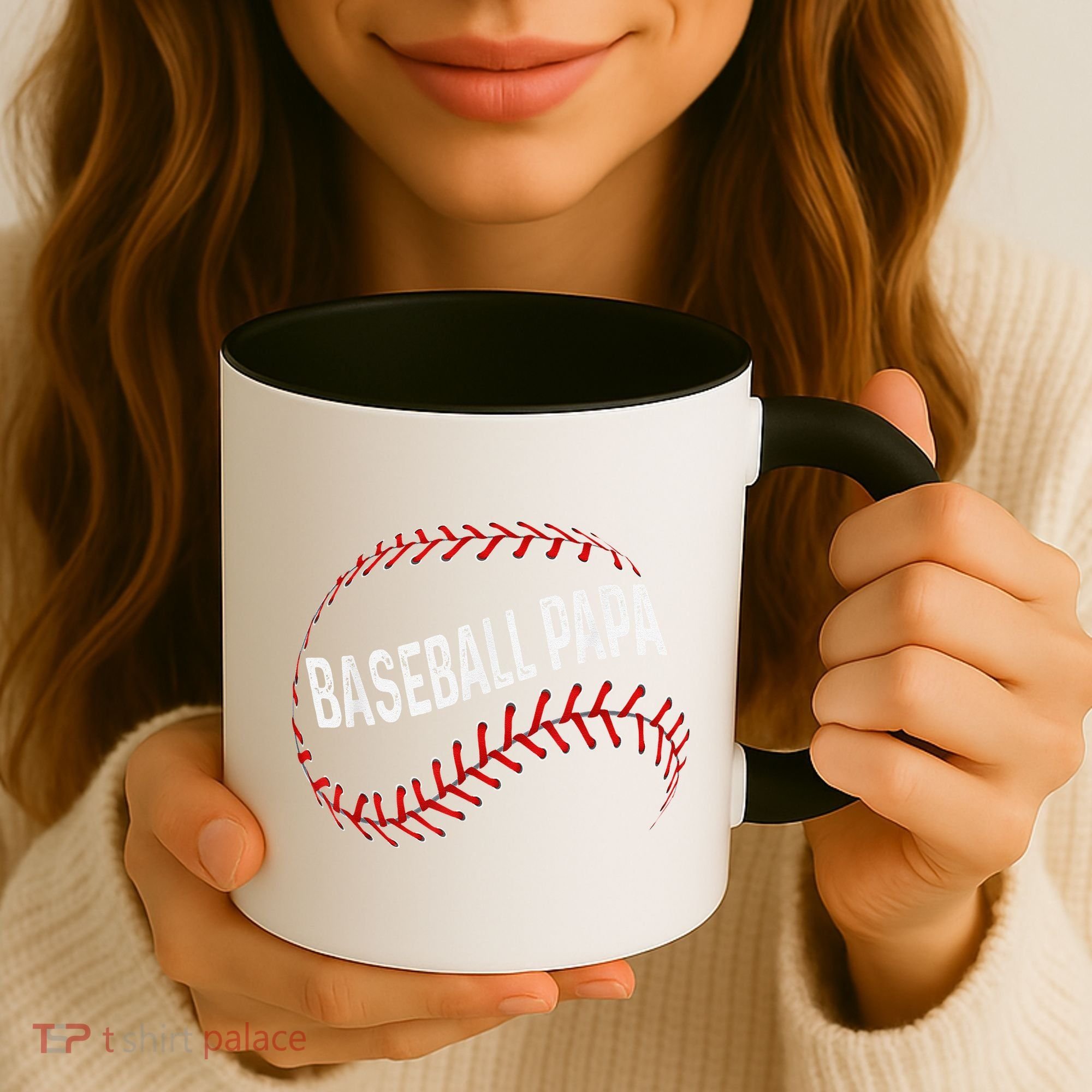 Baseball Papa Dad My Favorite Baseball Player Calls Me Coffee Mug