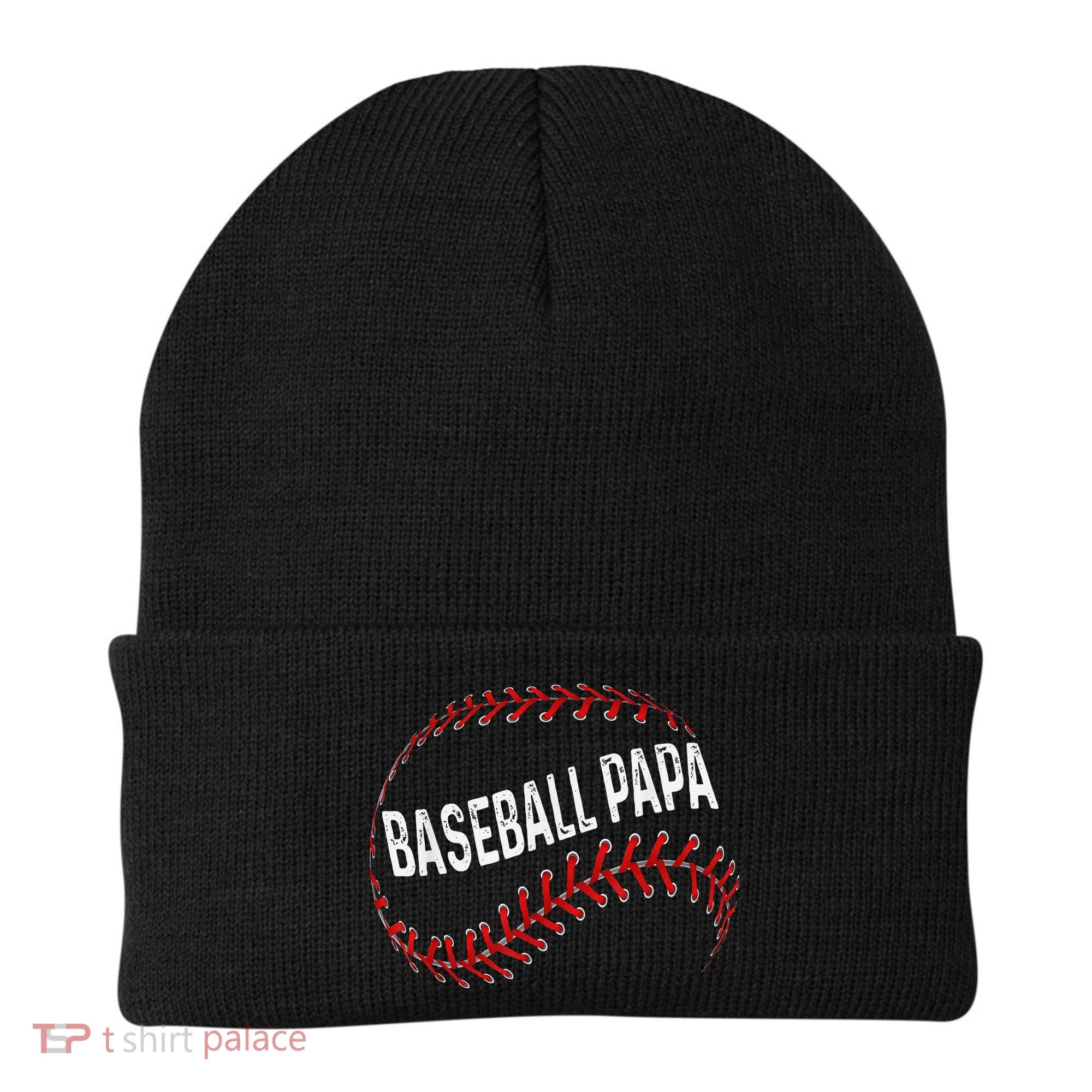 Baseball Papa Dad My Favorite Baseball Player Calls Me Beanie