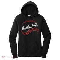 Baseball Papa Dad My Favorite Baseball Player Calls Me Women's Hoodie thumb 0