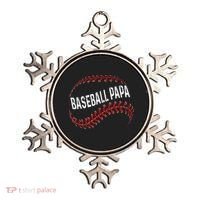 Baseball Papa Dad My Favorite Baseball Player Calls Me Ornament thumb 0