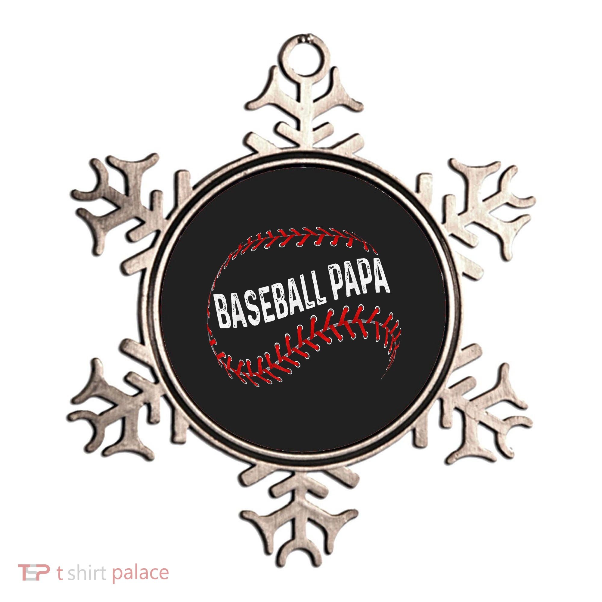 Baseball Papa Dad My Favorite Baseball Player Calls Me Ornament