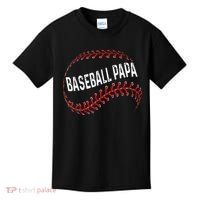 Baseball Papa Dad My Favorite Baseball Player Calls Me Kids T-Shirt thumb 0