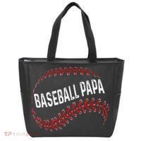 Baseball Papa Dad My Favorite Baseball Player Calls Me Tote Bag thumb 0