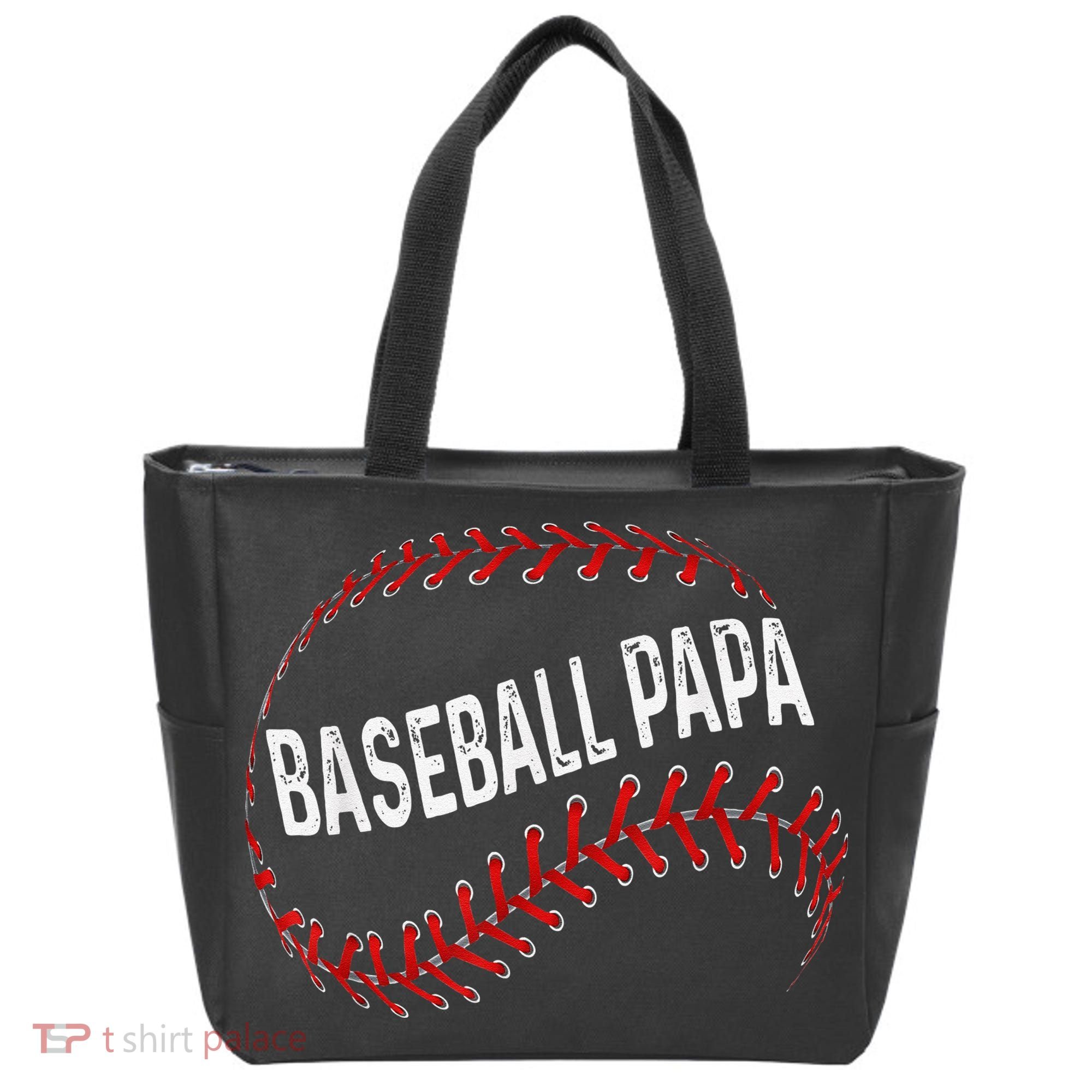 Baseball Papa Dad My Favorite Baseball Player Calls Me Tote Bag