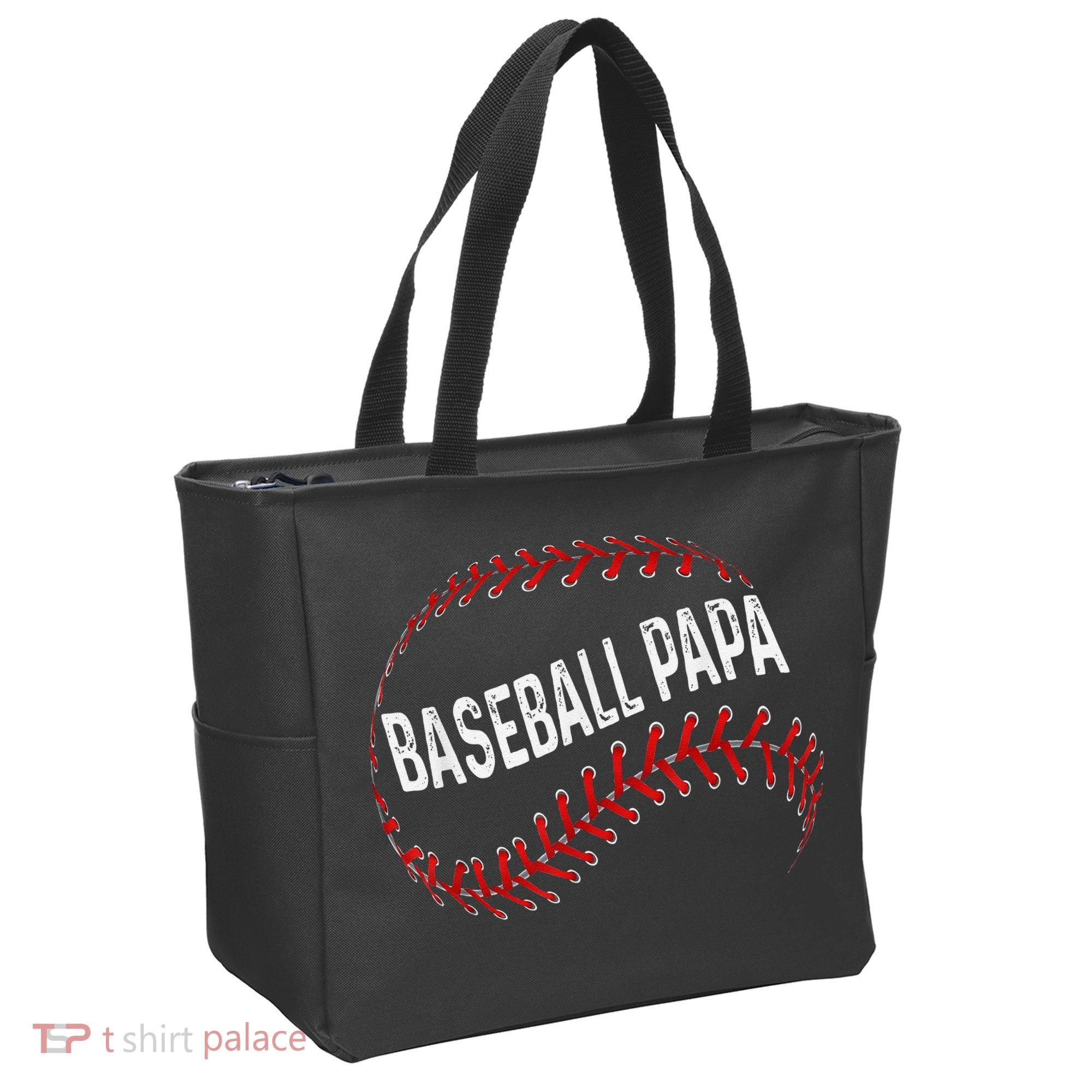 Baseball Papa Dad My Favorite Baseball Player Calls Me Tote Bag