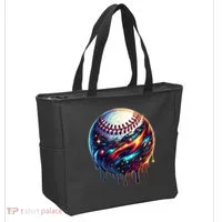 Baseball Planet Drip Baseball Drip Baseball Ice Cream Drip  Tote Bag thumb 2