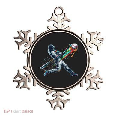 Baseball Player Drip Ornament