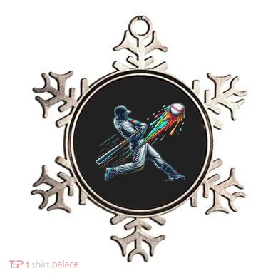 Baseball Player Drip Ornament