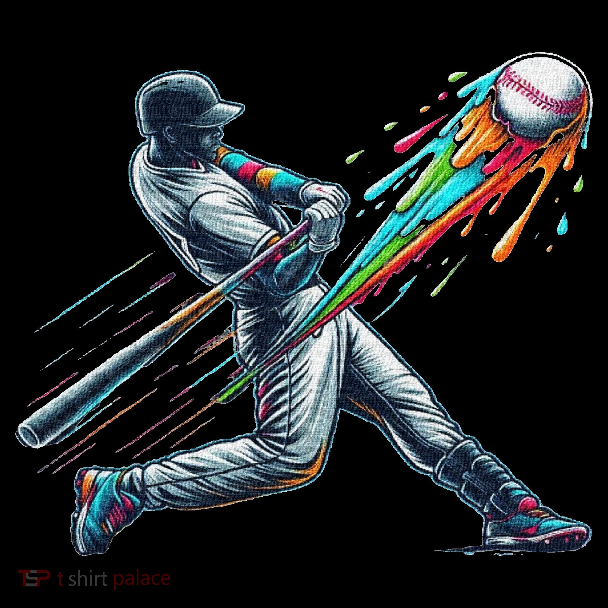 Baseball Player Drip Ornament
