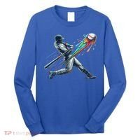 Baseball Player Drip Long Sleeve Shirt thumb 0