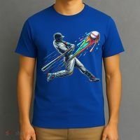 Baseball Player Drip T-Shirt thumb 3