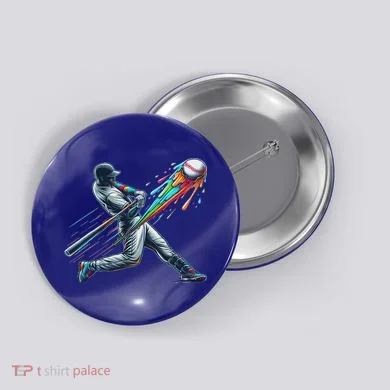 Baseball Player Drip Button