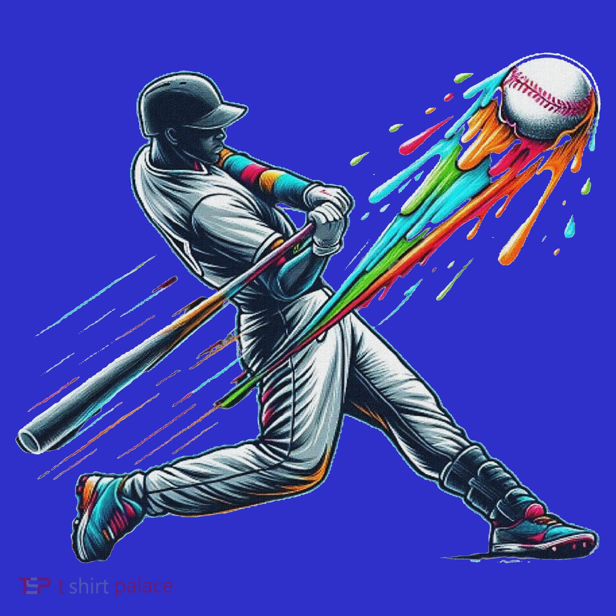 Baseball Player Drip Tumbler