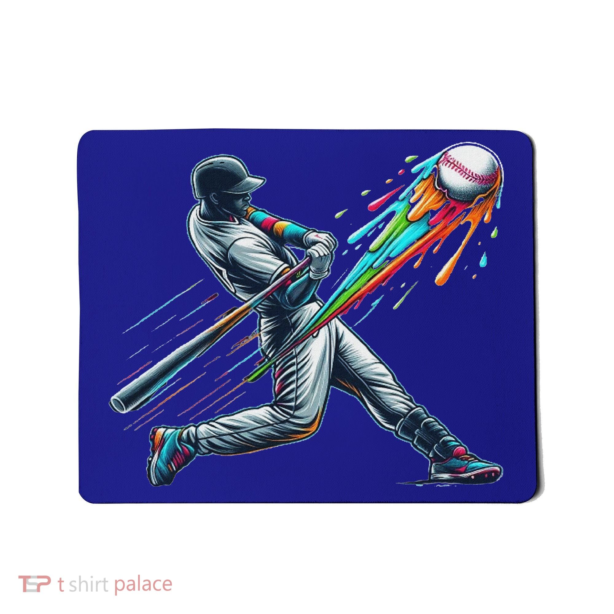 Baseball Player Drip Mousepad