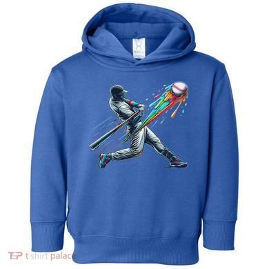 Baseball Player Drip Toddler Hoodie