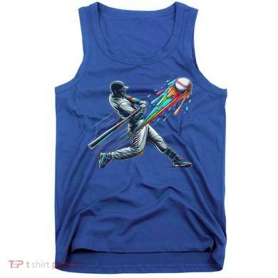 Baseball Player Drip Tank Top