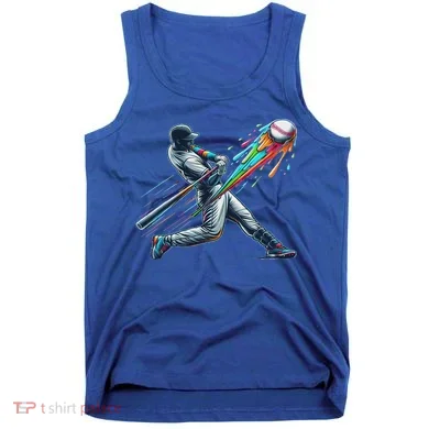 Baseball Player Drip Tank Top