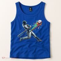 Baseball Player Drip Tank Top thumb 2