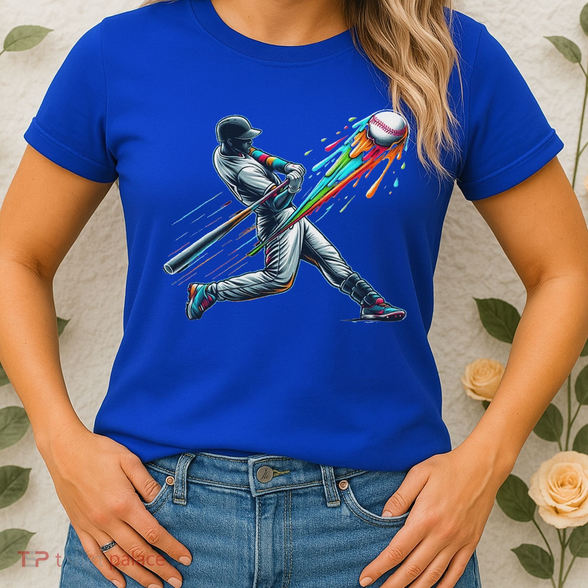 Baseball Player Drip Women's T-Shirt