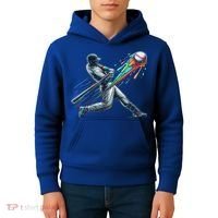 Baseball Player Drip Kids Hoodie thumb 4