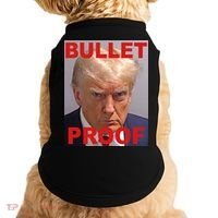 Bullet Proof Donald Trump 2024 Election Strong Doggie Tank thumb 0